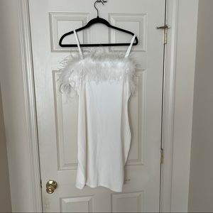 Feather Dress Straps or Strapless